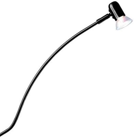Gorgeousglow Low Voltage Series 128 with 18 in. Steel Arm, Clamp Mount, Black Finish GO2594083